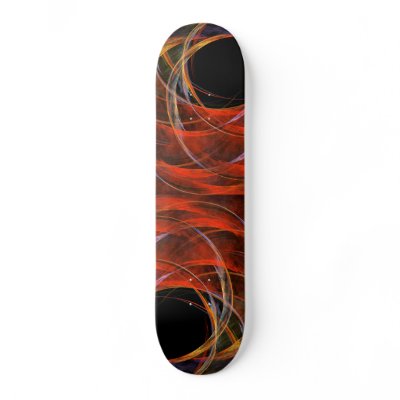Breaking the Circle Abstract Art Skateboard by OniArts