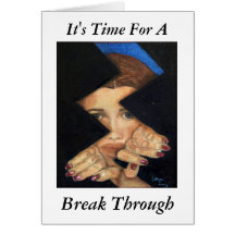 Breaking Through Greeting Card