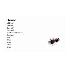 Breakthru Hockey Puck Business Card Templates