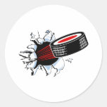 Breakthru Hockey Puck Round Sticker
