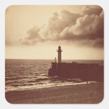Breakwater at Sete, c.1855 (albumen print from a c Stickers
