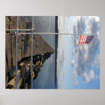 Breakwater Flag Print