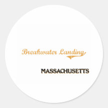 Breakwater Landing Massachusetts Classic Stickers