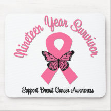 Breast Cancer 19 Year Survivor Mouse Pads
