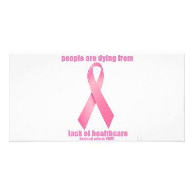 Breast Cancer and HealthCare Personalized Photo Card by kcwired