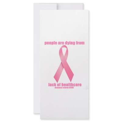 Breast Cancer and HealthCare Full Color Rack Card by kcwired
