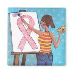 Breast Cancer Artist - magnet