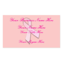 Breast Cancer Awareness (1) Business Card Templates