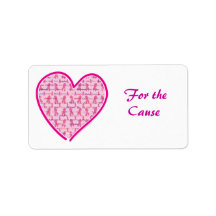 Breast Cancer Awareness Address Label