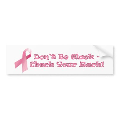 Breast Cancer Awareness Bumper Sticker by Possess
