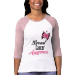 Breast Cancer Awareness Butterfly t-shirts