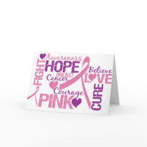 Breast Cancer Awareness Greeting Cards