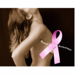 Breast Cancer Awareness Card photo sculptures