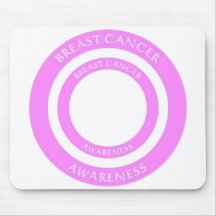Breast Cancer Awareness Circle of Life Mousepad