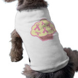Breast Cancer Awareness Cupcake Dog T-shirt