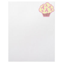 Breast Cancer Awareness Cupcake Letterhead Template
