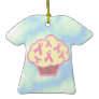 Breast Cancer Awareness Cupcake Christmas Tree Ornaments