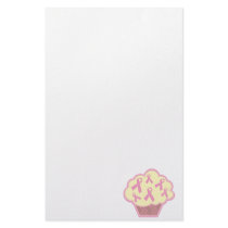 Breast Cancer Awareness Cupcake Customized Stationery