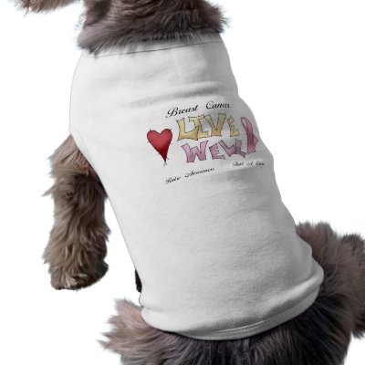 Breast Cancer Awareness Dog T-shirt by AwarenessAlley