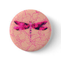 Breast Cancer Awareness Dragonfly Pin