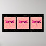 Breast Cancer Awareness Dragonfly Print