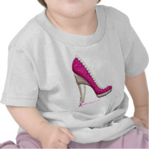 Breast Cancer Awareness Glitter Pearl Pump Shirt