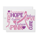Breast Cancer Awareness invitations