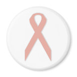 Breast Cancer Awareness Magnet Round