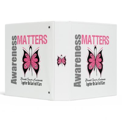 Breast Cancer Awareness Matters Binder by giftsforawareness