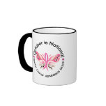 Breast Cancer Awareness Month Butterfly 3.3 Mug