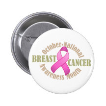 Breast Cancer Awareness Month Button