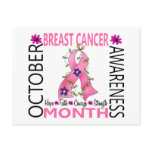 Breast Cancer Awareness Month Flower Ribbon 1