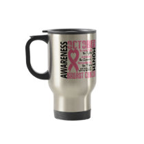 Breast Cancer Awareness Month Heart 1.5 Coffee Mugs