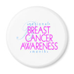 Breast Cancer Awareness Month magnets
