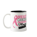 Breast Cancer Awareness Month October Coffee Mugs