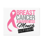 Breast Cancer Awareness Month October postcards