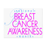 Breast Cancer Awareness Month Postcards