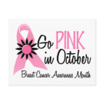 Breast Cancer Awareness Month postcards