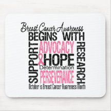 Breast Cancer Awareness Month Remembrance Mousepads