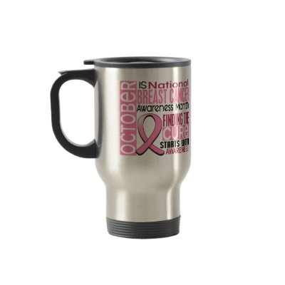 Breast Cancer Awareness Month Ribbon I2 1.5 Coffee Mug by awarenessgifts