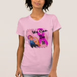 Breast Cancer Awareness Month, Rosie Riveter T Shirt