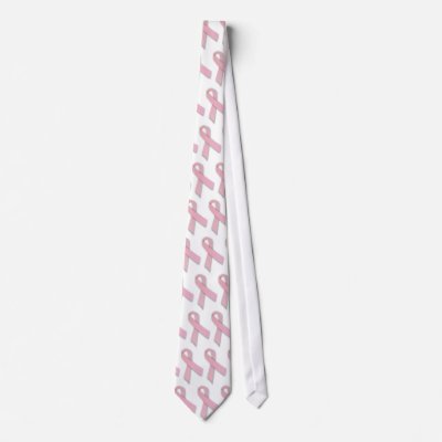 Breast Cancer Awareness Neck Tie by TheSleepyBride