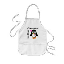 Breast Cancer Awareness Penguin Apron