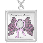 Breast Cancer Awareness Personalize Necklaces