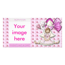 Breast cancer awareness photo card