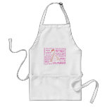 BREAST CANCER AWARENESS PINK RIBBON DESIGN APRON
