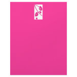 Breast Cancer Awareness Pink Ribbon Footprints letterhead