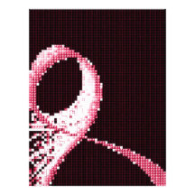 breast cancer awareness pink ribbon letterhead