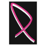 Breast Cancer Awareness Pink Ribbon Customized Stationery