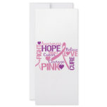 Breast Cancer Awareness rack cards